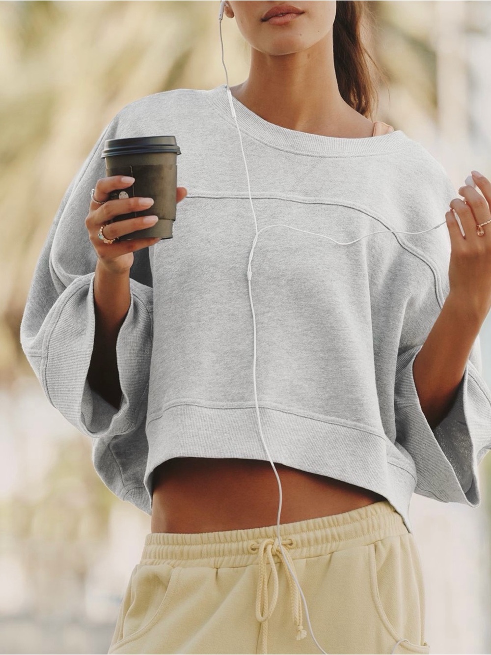 Daily Practice by Anthropologie 100% cotton curved oversized top size 3X